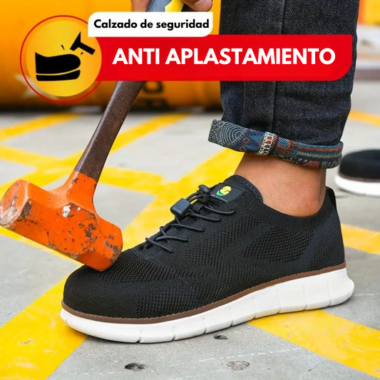 Zeus - Zapatillas de Seguridad con Punta de Acero