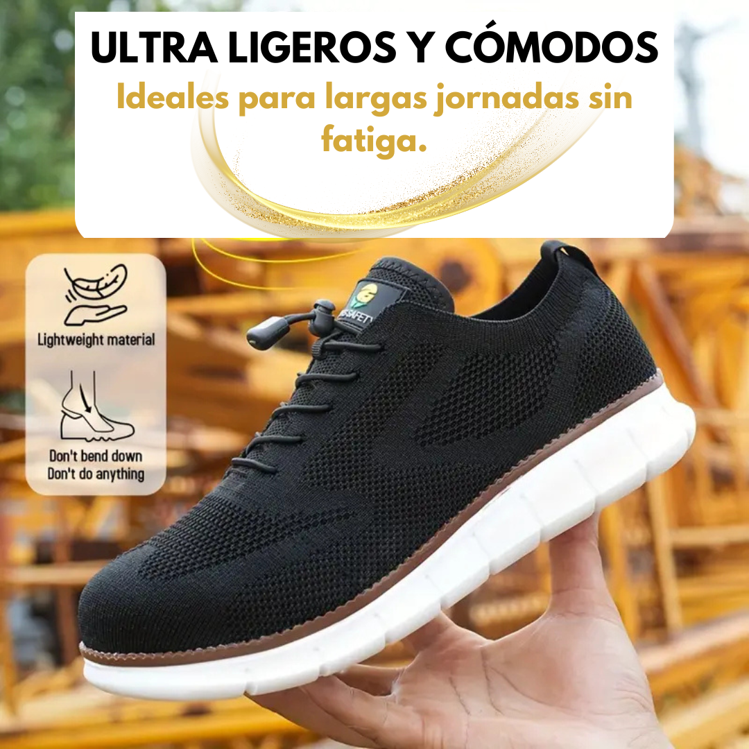 Zeus - Zapatillas de Seguridad con Punta de Acero