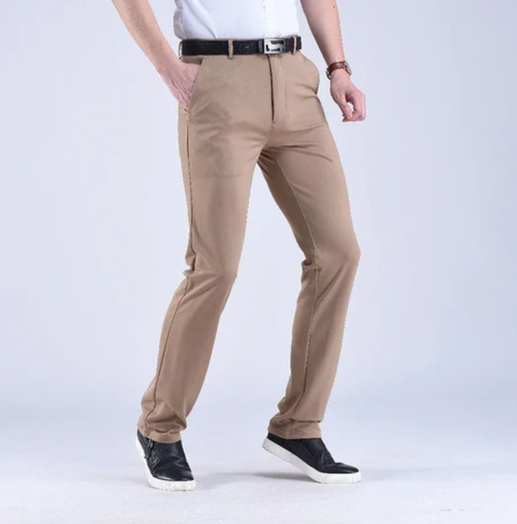 Pantalón de Traje Elástico e Impermeable para Hombre