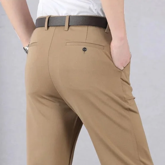 Pantalón de Traje Elástico e Impermeable para Hombre