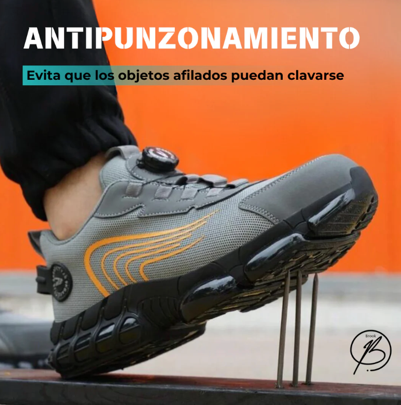 Stone - Zapatos de Seguridad con Punta de Acero