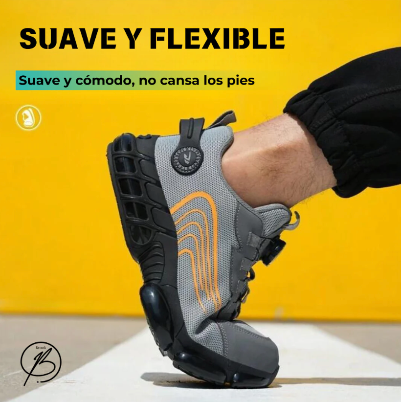 Stone - Zapatos de Seguridad con Punta de Acero