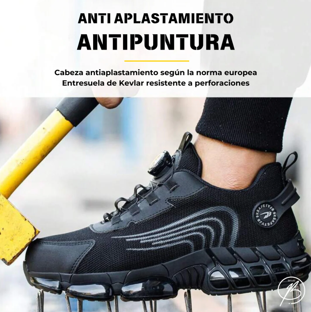 Stone - Zapatos de Seguridad con Punta de Acero